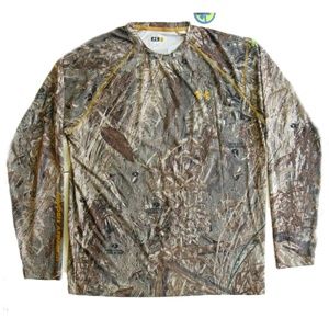 Under Armour Camo Shirt Mossy Oak Duck Blind LOOSE